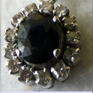 9K Demi-Parure Sapphire Pendant